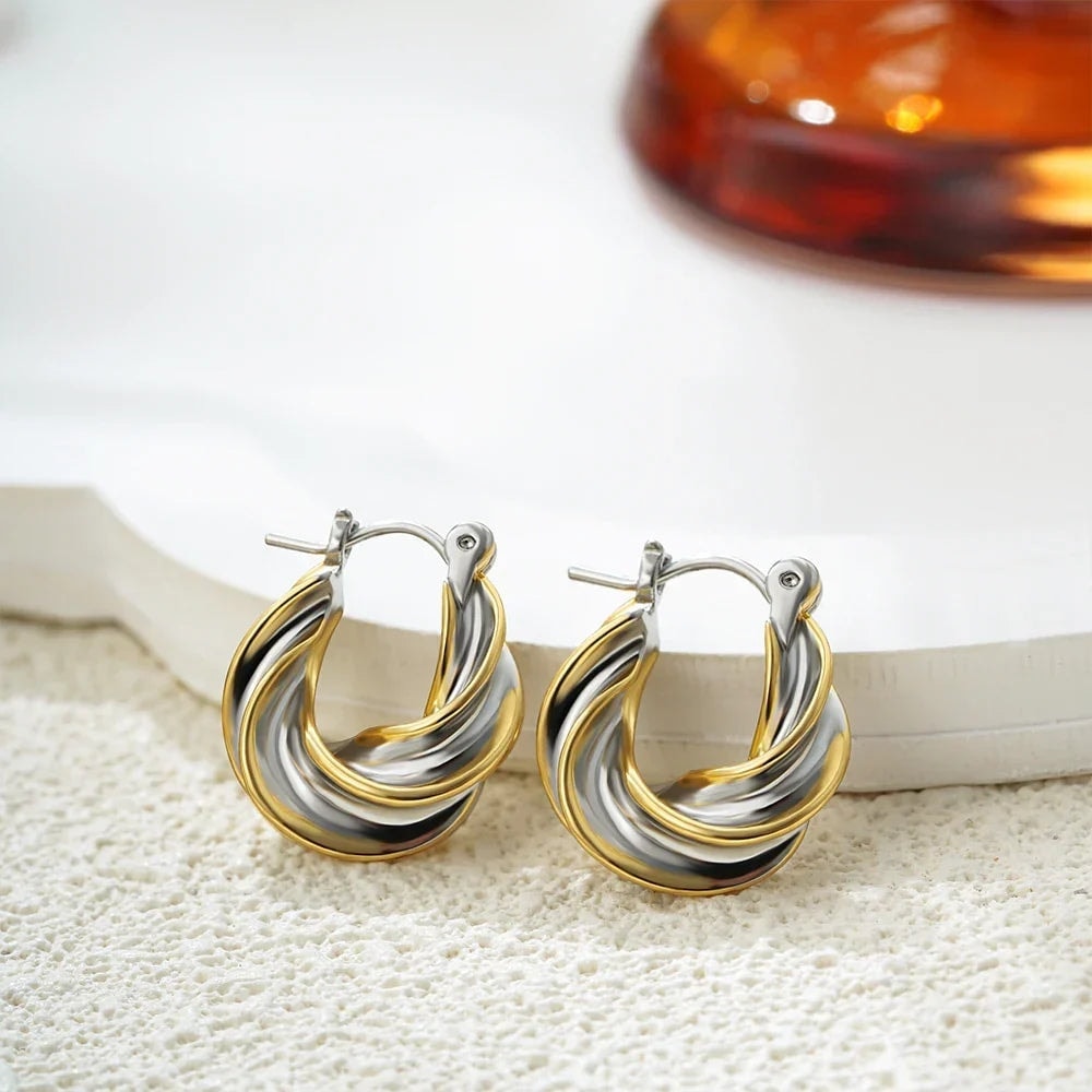 Earring Vintage Color Double
